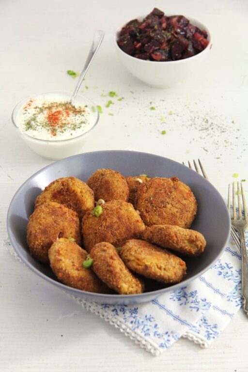 Baked Cauliflower Potato Patties Where Is My Spoon