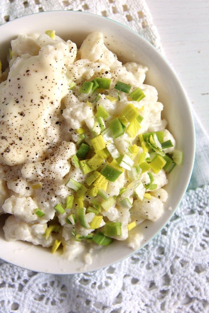 Romanian Cauliflower Salad with Mayonnaise