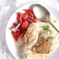 Chicken in Cream Sauce