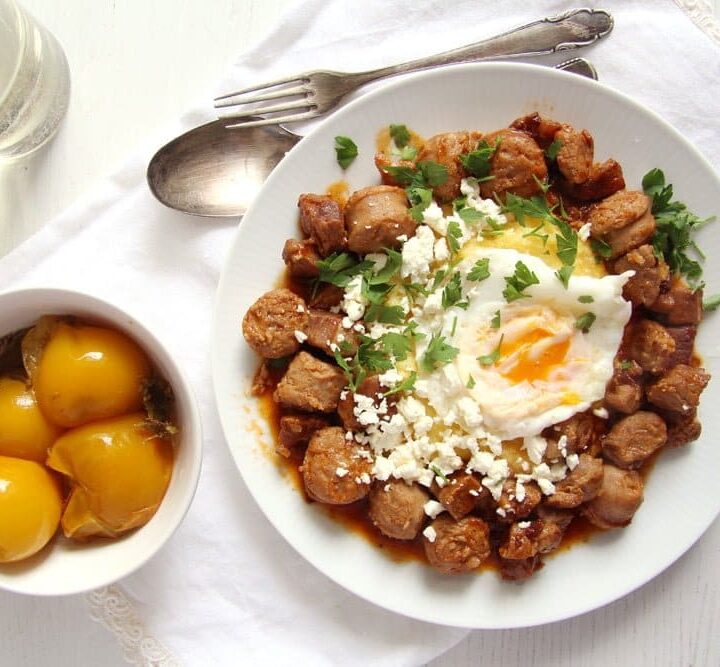 Moldavian Stew with Cheese and Eggs