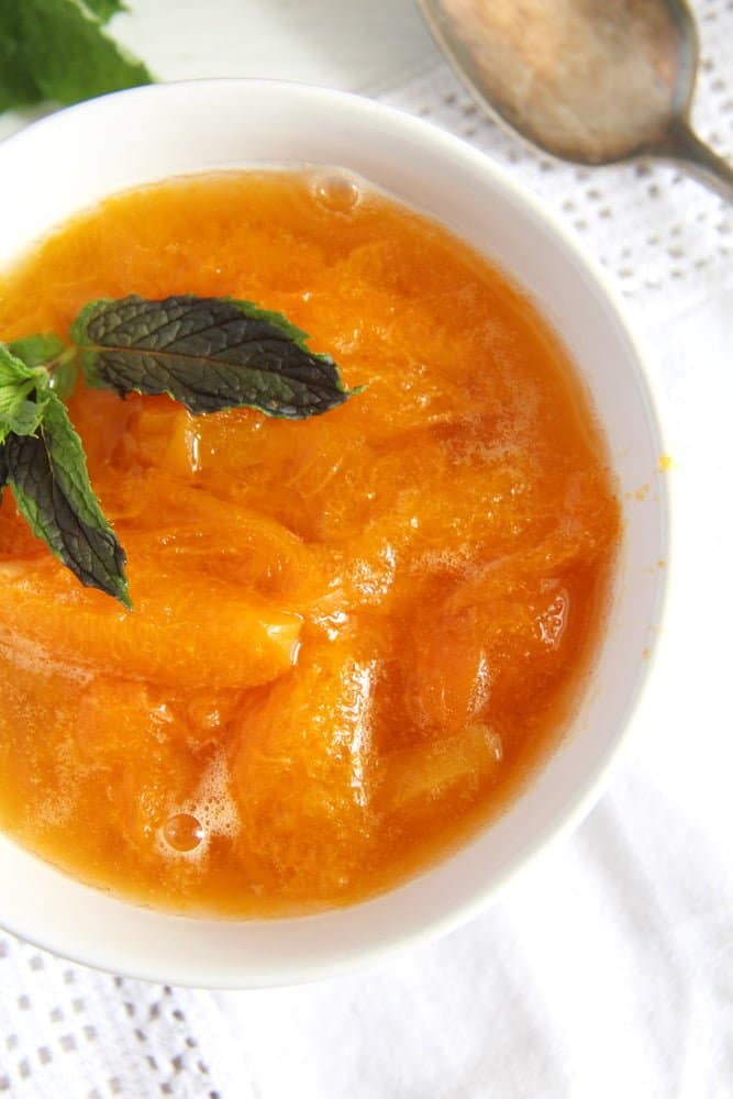 Rice Pudding with Apricot Sauce