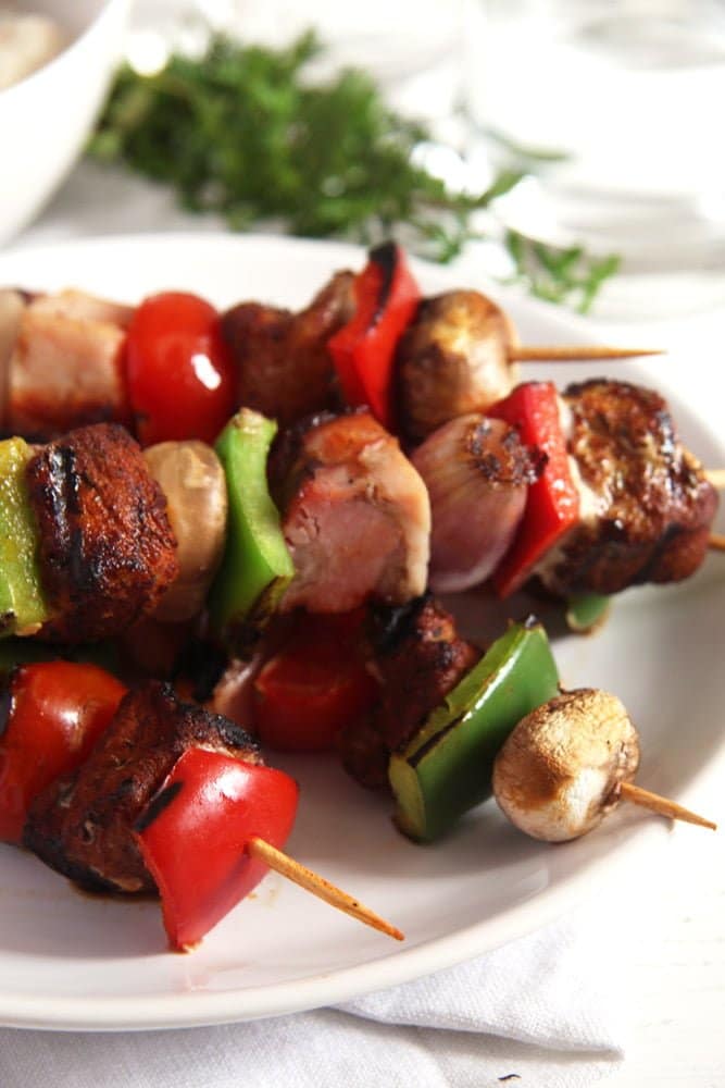 pork kebabs