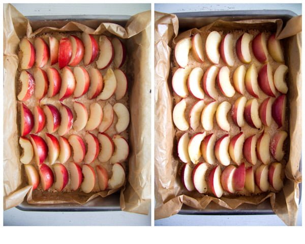 peach or nectarine cake step by step