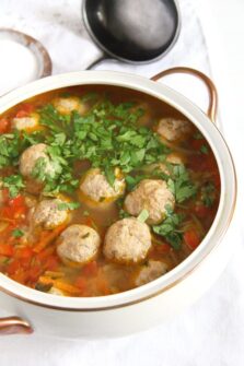 Vegetable Meatball Soup - Where Is My Spoon