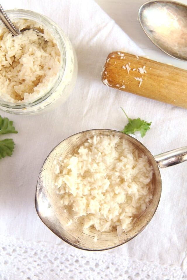 How to Make Prepared Fresh Horseradish