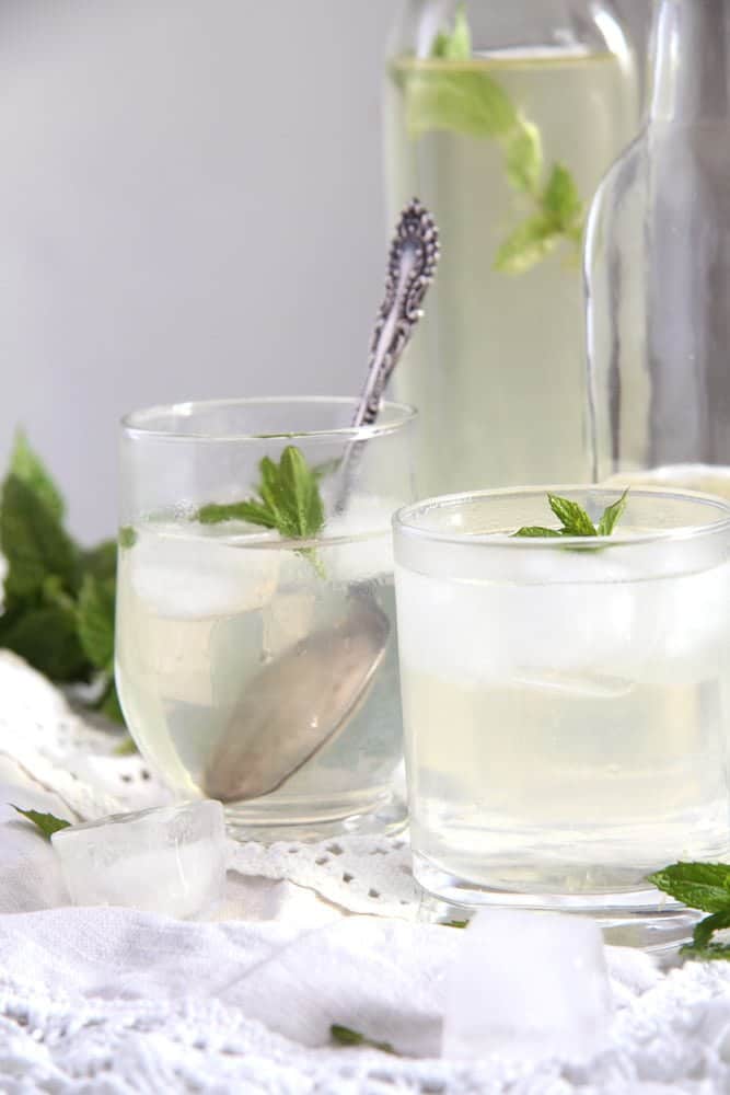 how to make mint syrup