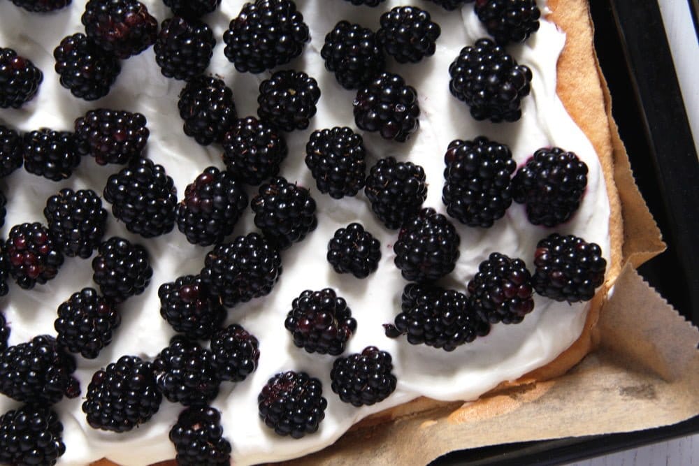 fresh blackberry cake recipe cream