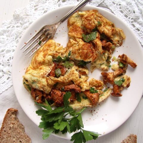 Chanterelle Omelet