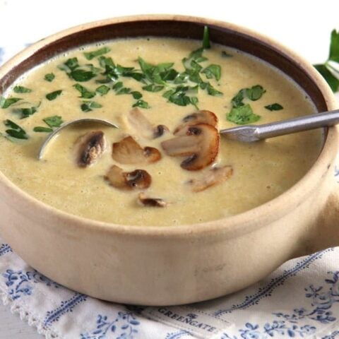 Cream Cheese Mushroom Soup (Without Cream) - Where Is My Spoon