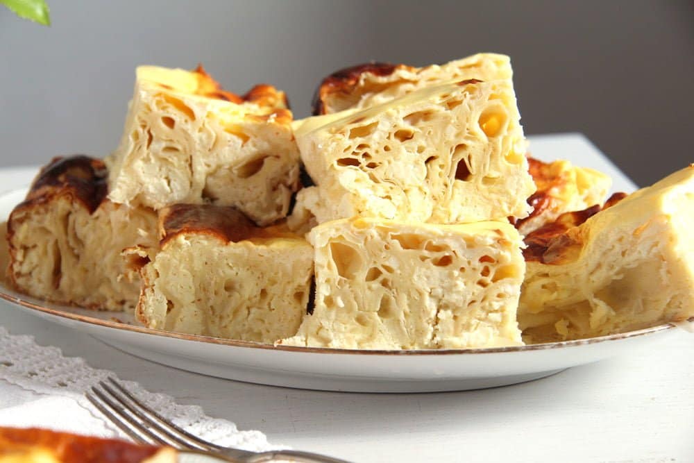 layered cheese pie slice borek