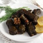 Vegan Stuffed Vine Leaves with Rice and Mushrooms vine leaves vegan 150x150 Vegan Stuffed Vine Leaves with Rice and Mushrooms