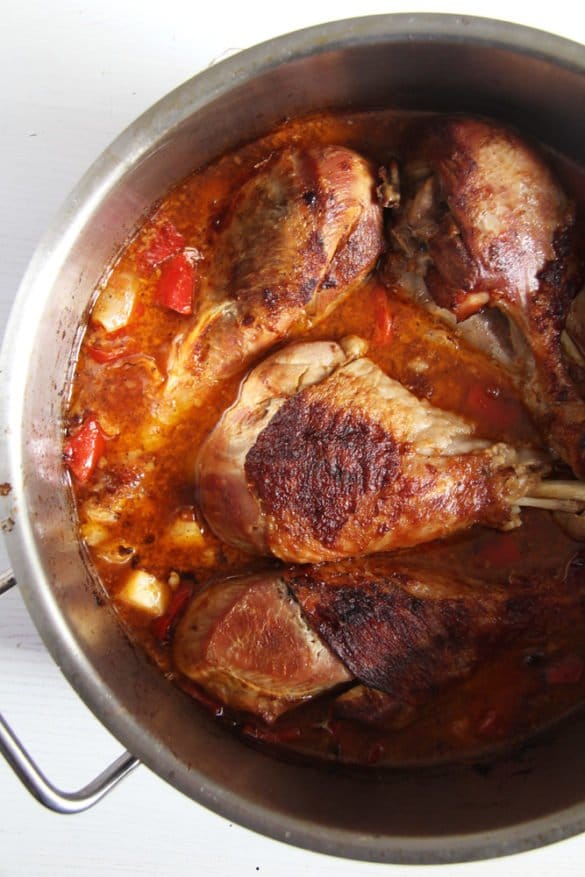 Baked Turkey Drumstick Recipe (Gravy Included)