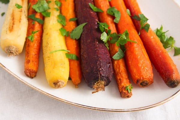 roasted rainbow carrots