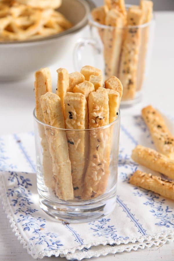 Romanian saratele with seeds in a glass