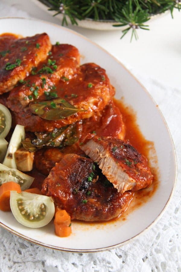 pork in tomato sauce