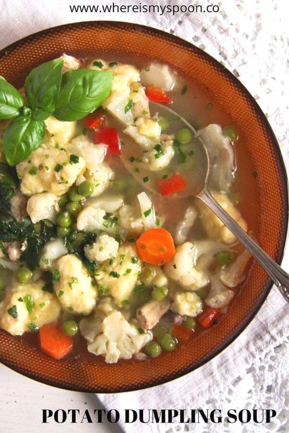 Potato Dumpling Soup It's all about home cooking