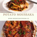 dish with potato moussaka