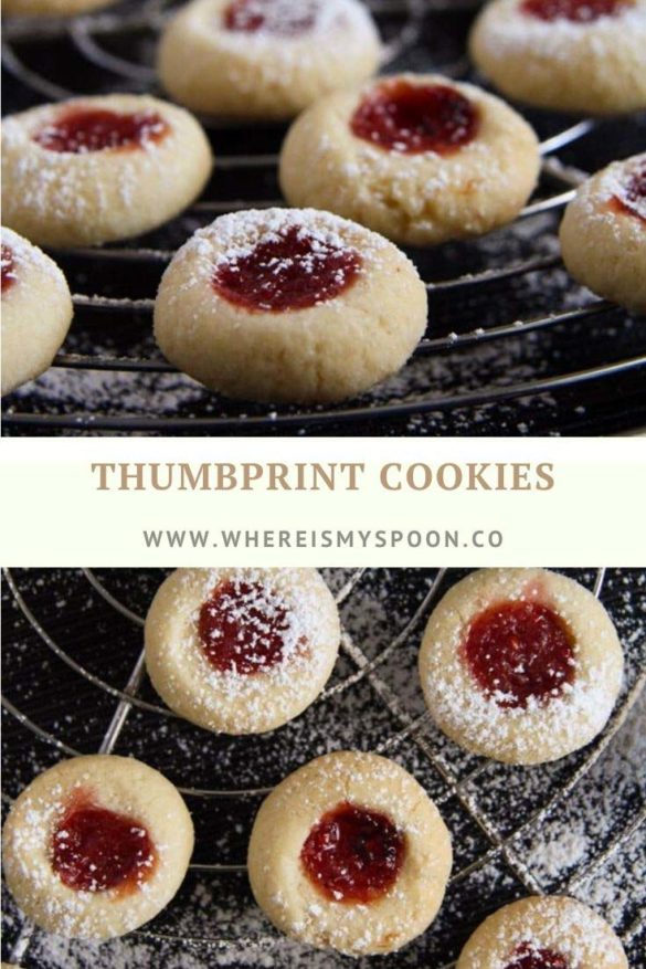 Classic Thumbprint Cookies