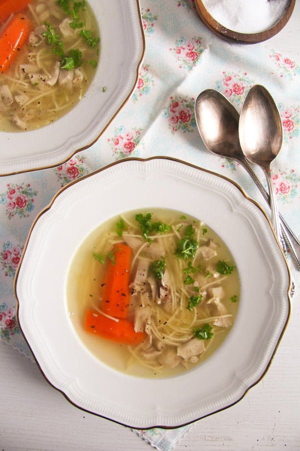 Basic Homemade Chicken and Vegetable Soup Recipe