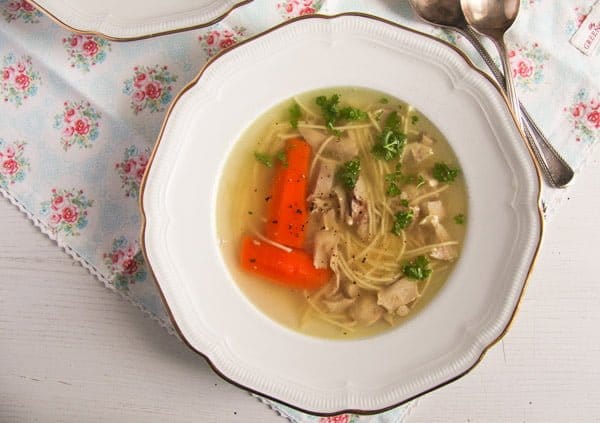 Basic Homemade Chicken and Vegetable Soup Recipe