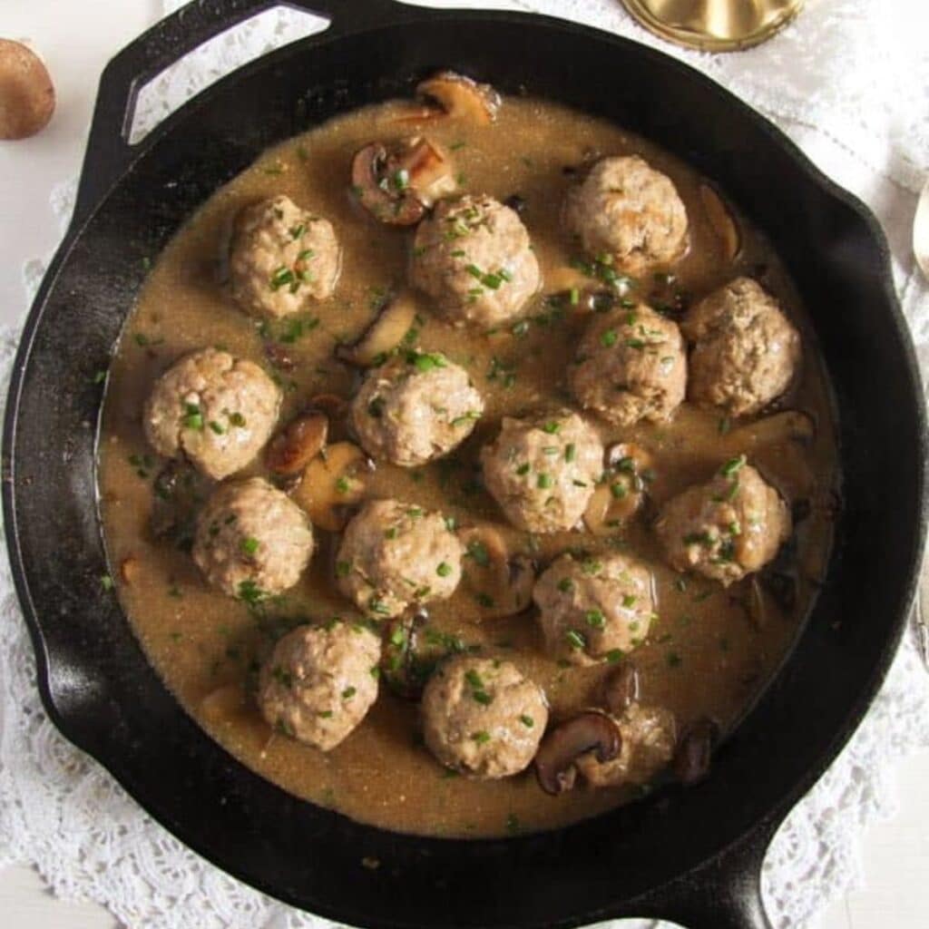 Polish Meatballs with Gravy