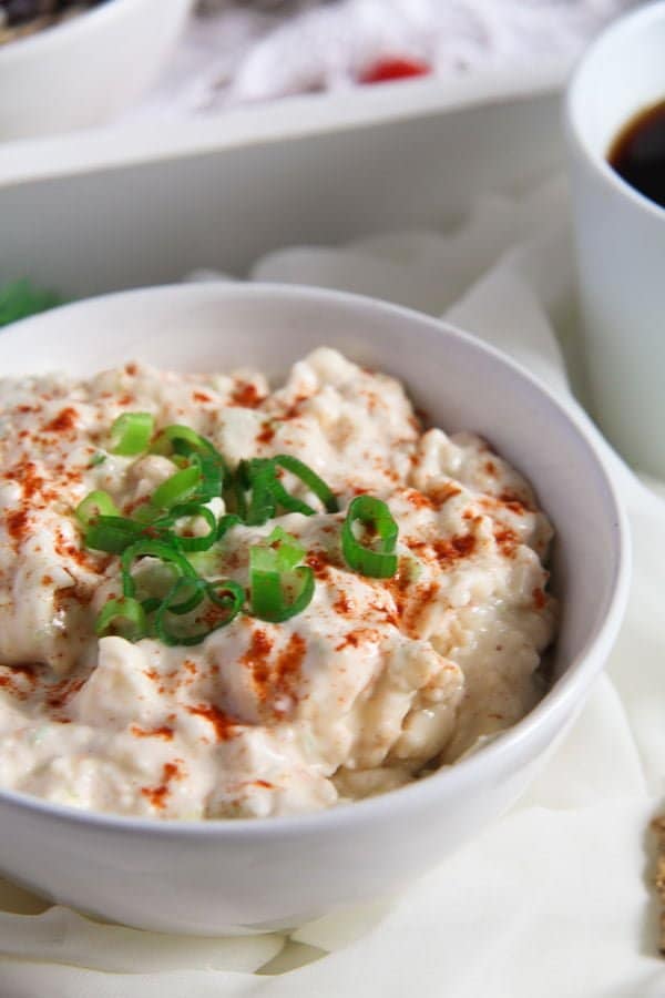 The Best Camembert Cream Cheese and Scallion Bread Spread