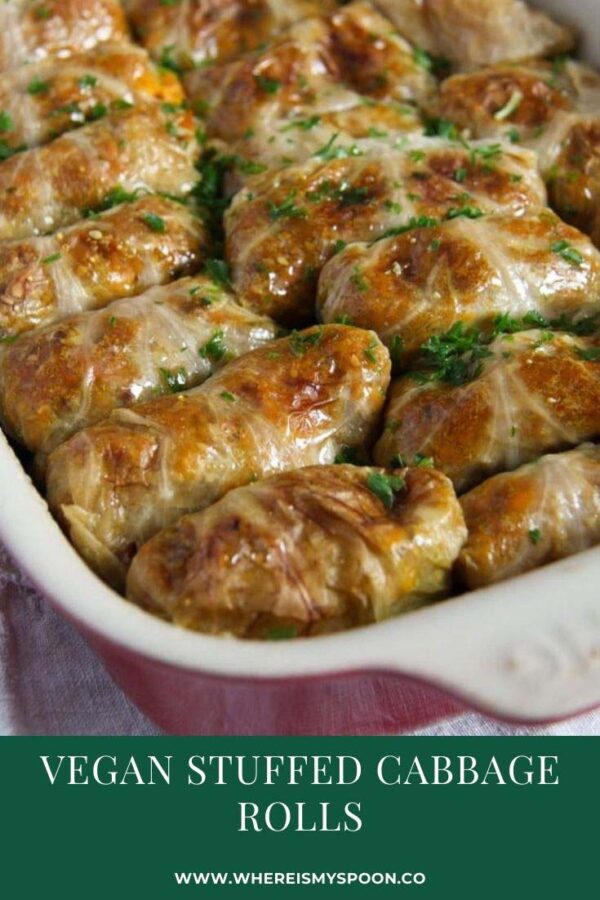 Vegan Stuffed Cabbage Rolls