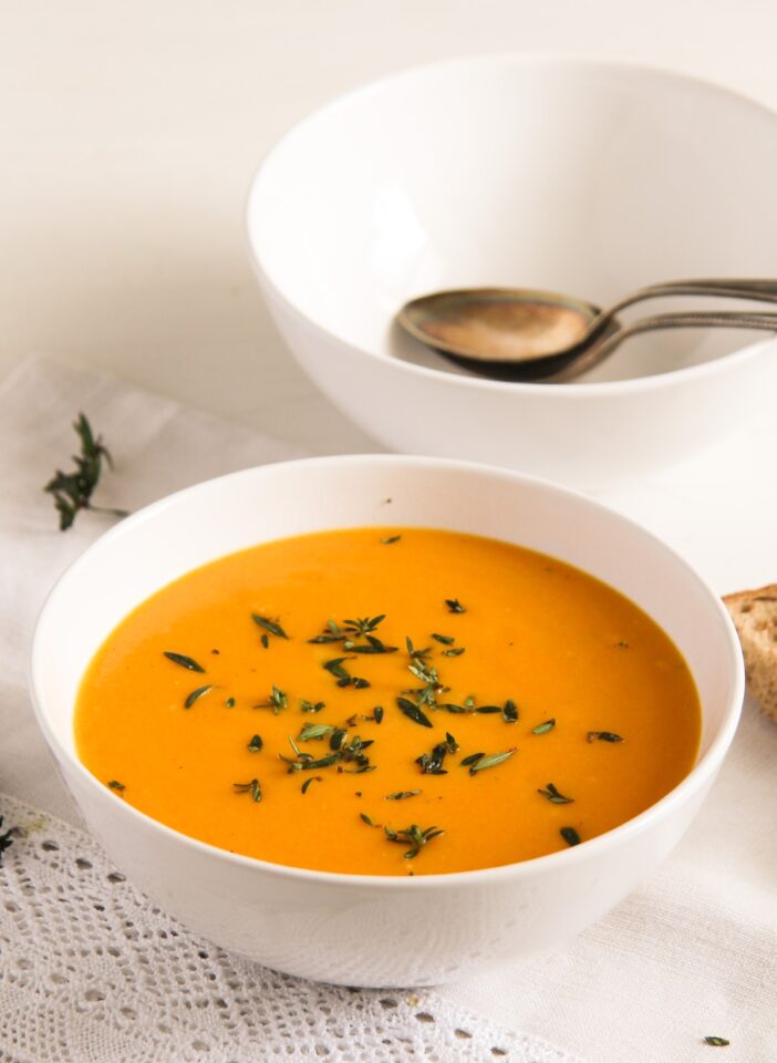 Cream of Carrot Soup with Milk - Where Is My Spoon