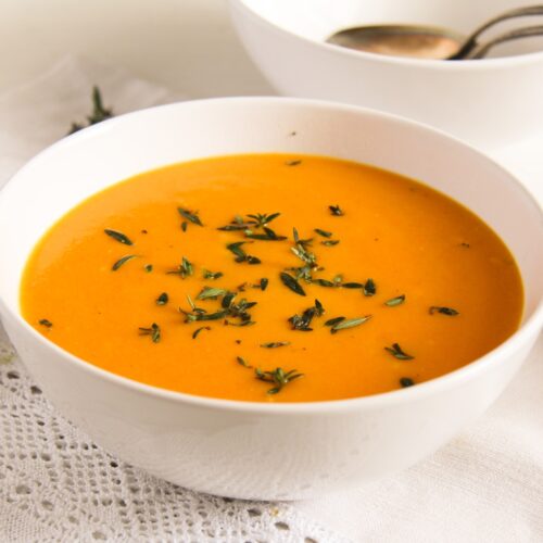 Cream of Carrot Soup with Milk - Where Is My Spoon