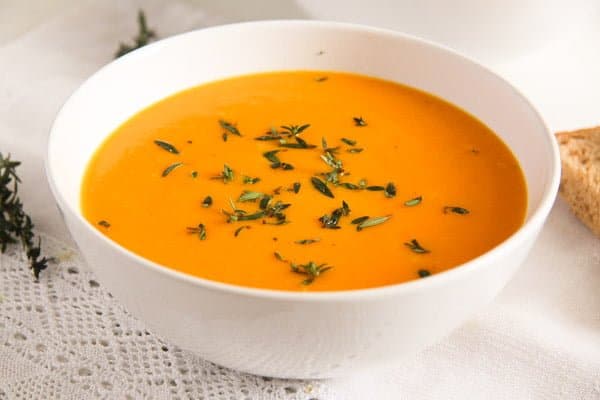 romanian carrot soup with milk