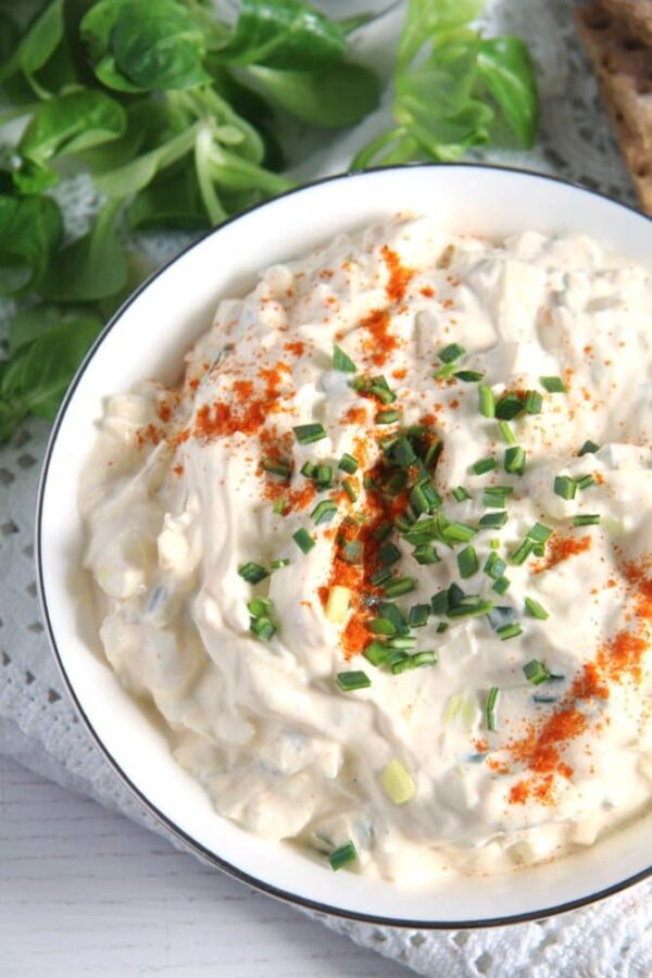 Best Egg Salad with Cream Cheese and Herbs