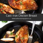 iron skillet chicken breast with garlic