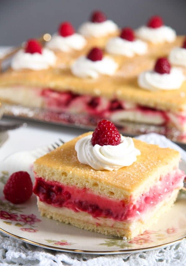 lemon curd raspberry cake