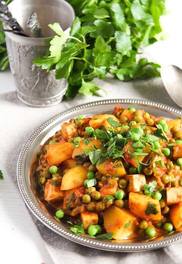 recipe for potato curry with tofu