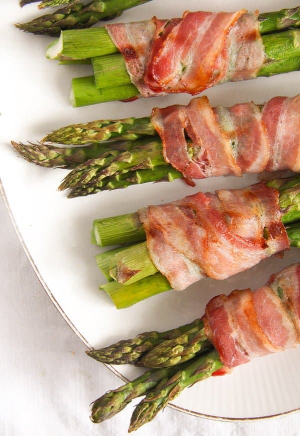 oven asparagus with bacon