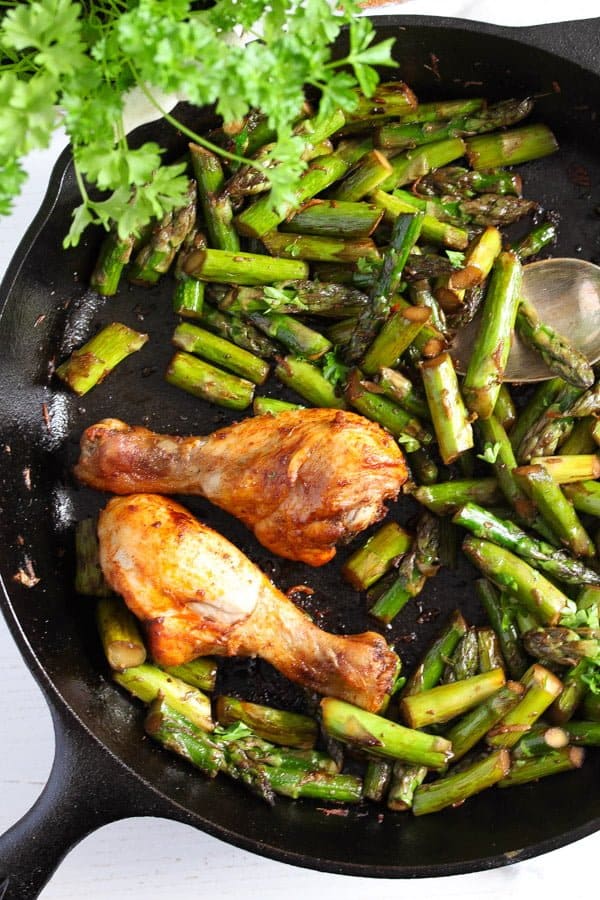 pan fried asparagus