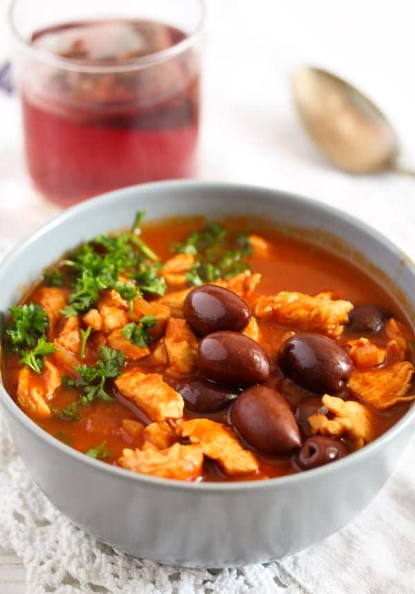 Moroccan chicken stew