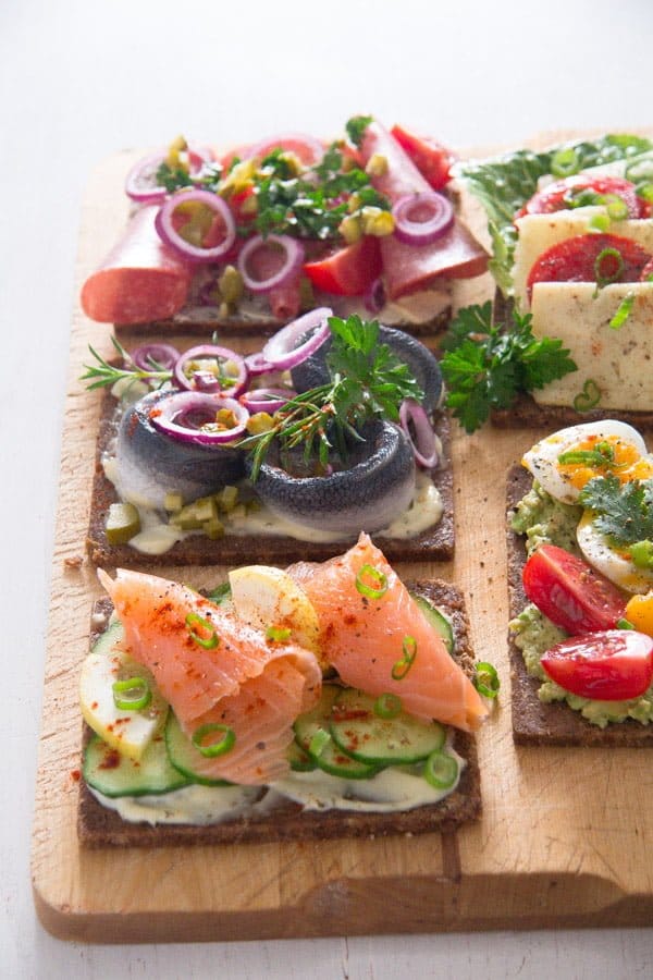 Danish Open Faced Sandwiches