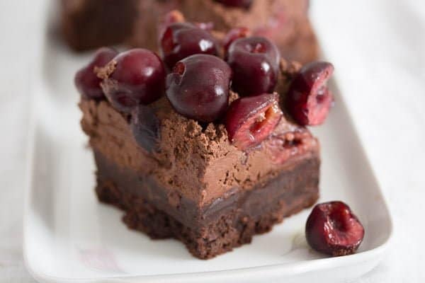 cherry chocolate brownies