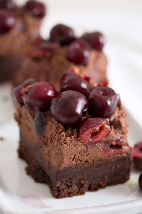 cherry chocolate brownies