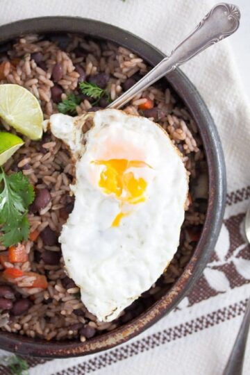 Costa Rican Black Beans and Rice