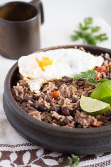 Costa Rican Black Beans and Rice