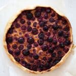 pin image with the title swiss cherry pie - kirschwähe.