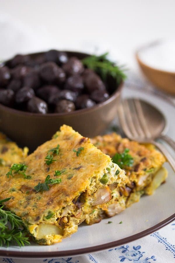 Tunisian tajine or frittata