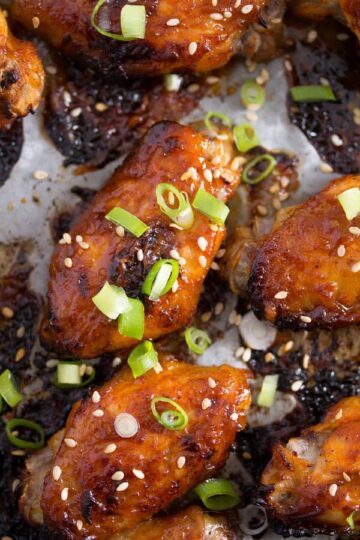 Korean Chicken Wings with Gochujang Sauce - Where Is My Spoon