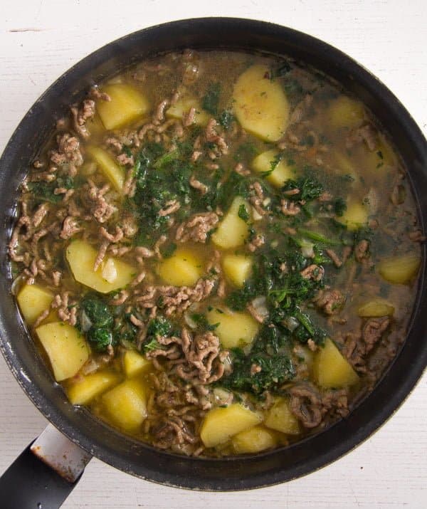 how to make beef potato curry