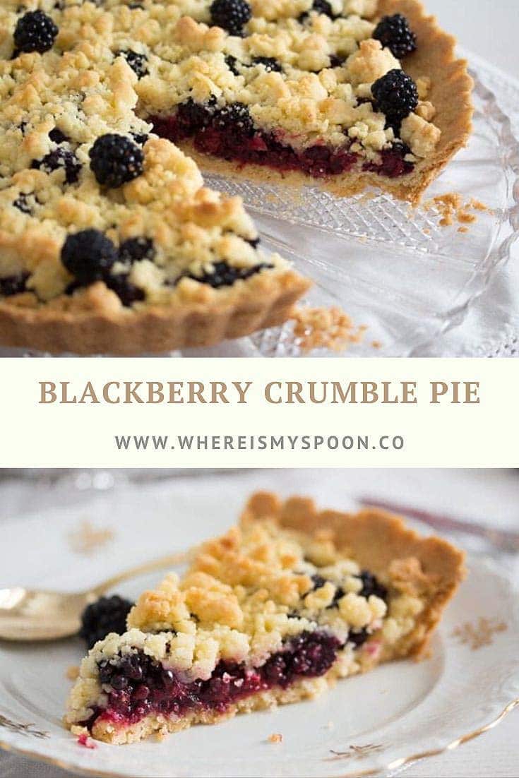 Blackberry Crumble Pie - Where Is My Spoon