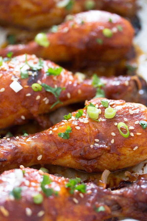 Baked Honey Soy Chicken Drumsticks (Sweet and Spicy)