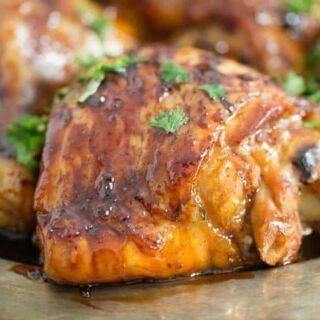 honey lime chicken thigh
