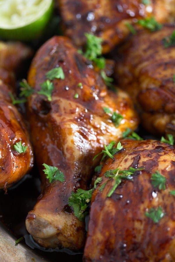 lime chicken roasted with honey